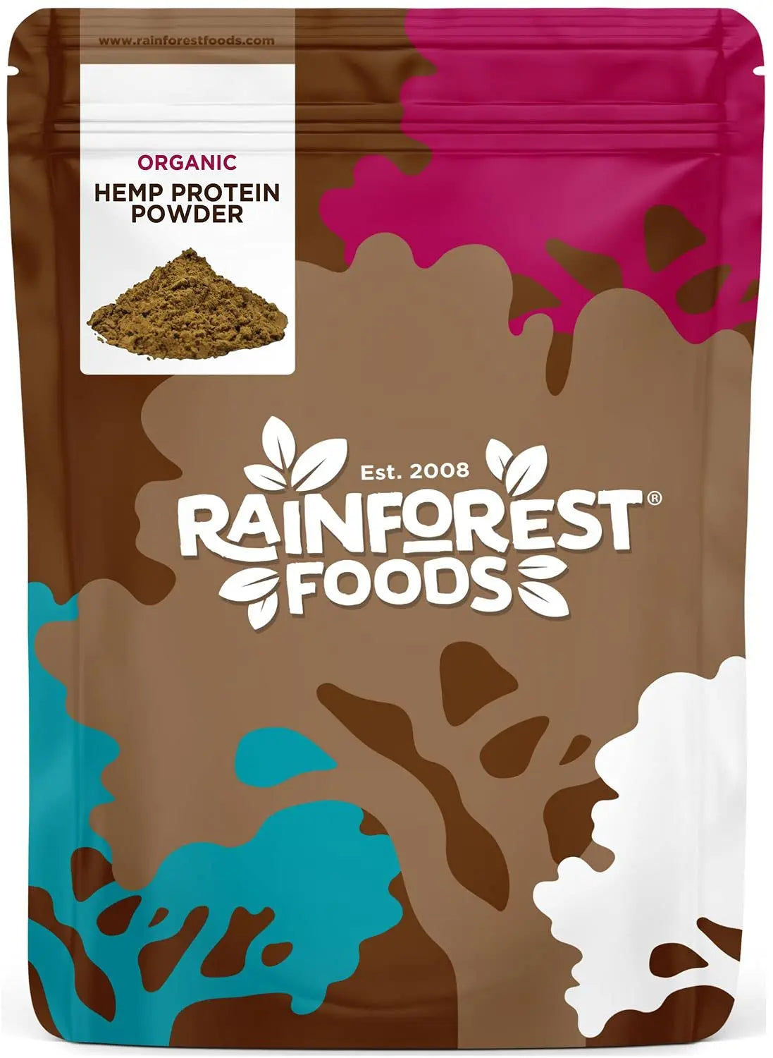 Rainforest Foods Organic Raw Hemp Protein Powder 900g Rainforest Foods Au supplements