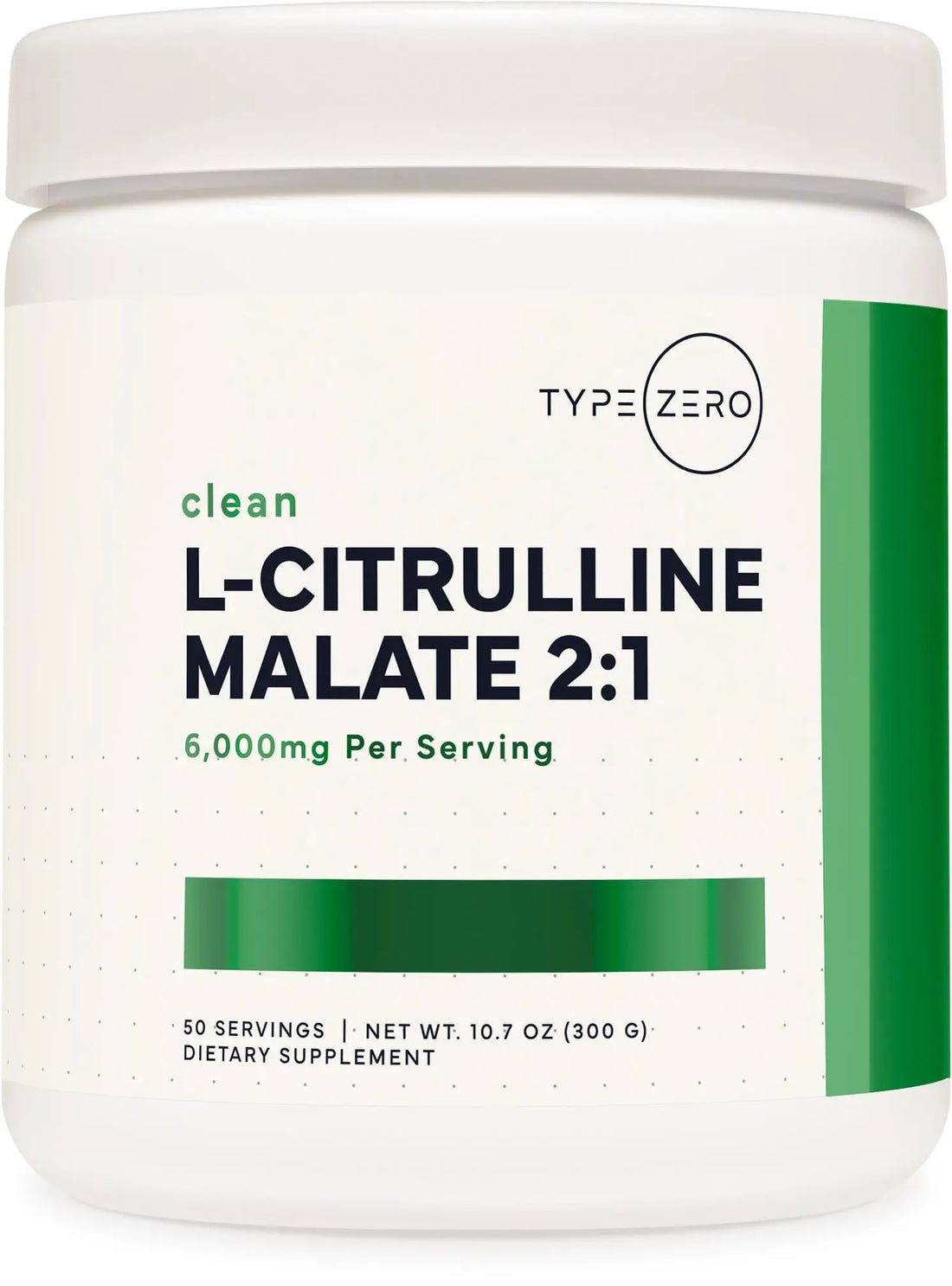 Type Zero L-Citrulline Malate Powder 2:1 6X (300g | 6000mg Per Serving | Unflavored) Ultra Clean L Citrulline, Nitric Oxide Booster, Pre Workout Type Zero Au supplements
