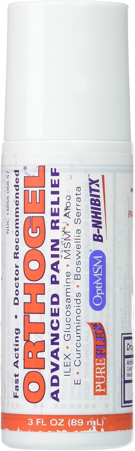 Orthogel Advanced Pain Relief Gel Roll On, 3 oz. Orthogel Au supplements
