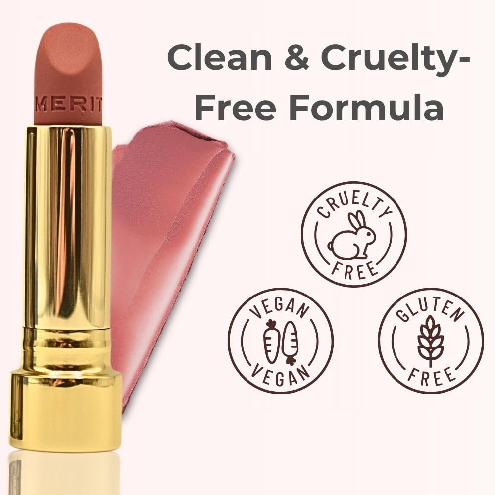 Merit Signature Lip Lightweight Matte Lipstick - 0.10 oz / 3 g (Classic (neutral), standard) Merit Au supplements