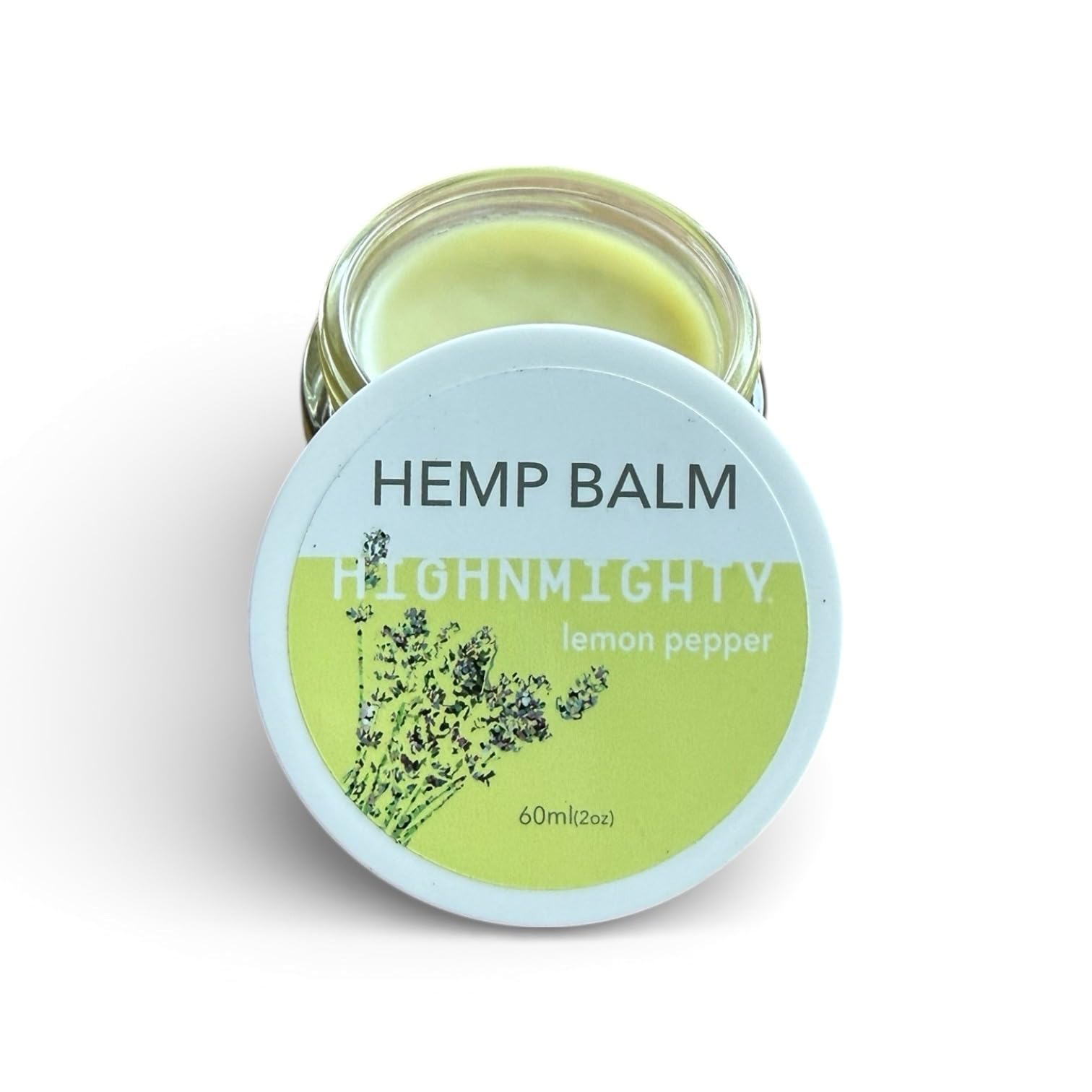 Highnmighty Maximum Strength Lemon Pepper Hemp Balm Salve | Daytime Relief, Relaxing, Natural, Fast-Acting Topical Cream for Muscle Joint Back Knee Shoulder Neck Elbow Hand Foot Relief, 60ml (2oz) Highnmighty Au supplements