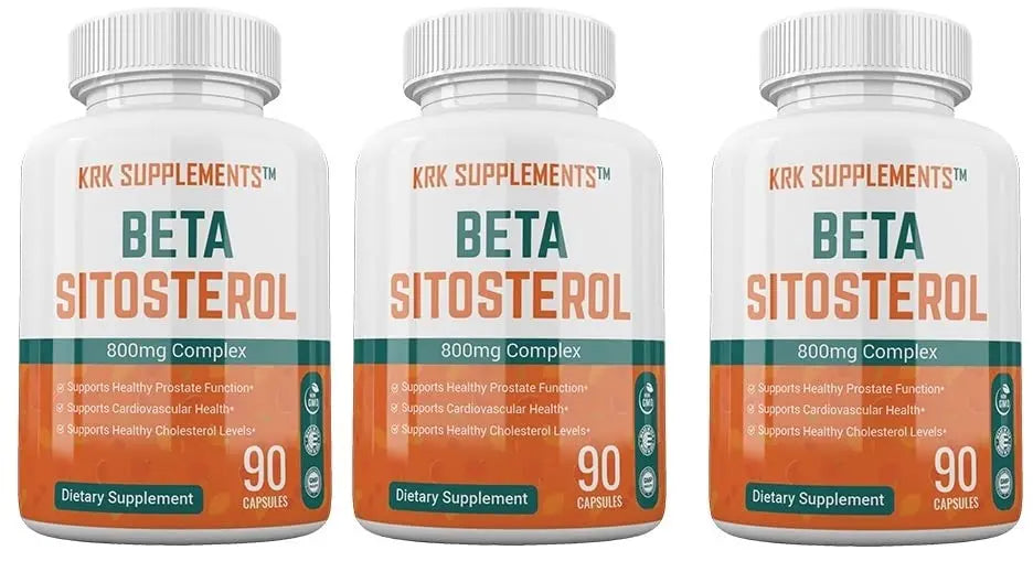 KRK SUPPLEMENTS Bundle Combo for 3 Total Bottles of Beta Sitosterol 800mg KRK SUPPLEMENTS Au supplements