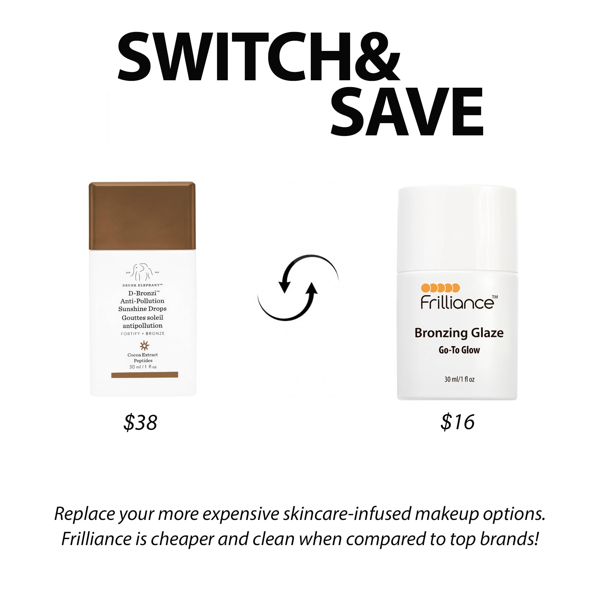 Frilliance Hydrating Go-To Glow, Bronzing Glaze Drops, Cruelty-Free Hypoallergenic for Teens of All Skin Types, 30 ml / 1 fl oz Frilliance Au supplements