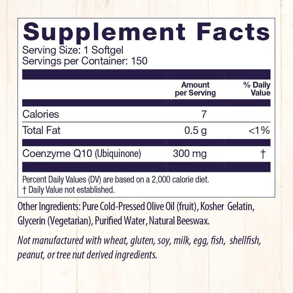 Healthy Origins CoQ10 (Kaneka Q10), 300 mg - Heart Health & Energy Supplement Healthy Origins Au supplements