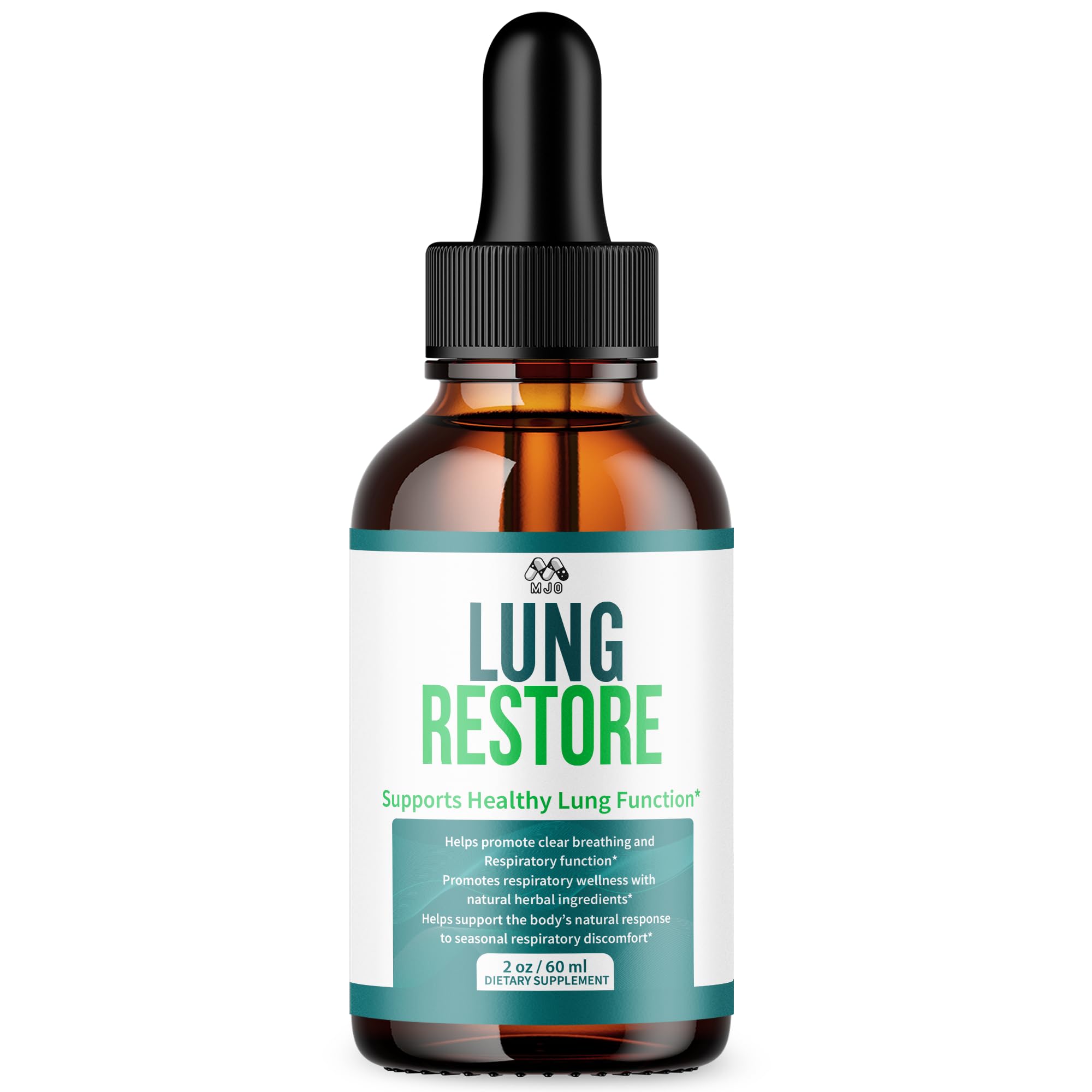 Lung Restore Drops, Official LungRestore Liquid Supplement Drops with All Natural Ingredients, Lung Restore Advanced Lungs Wellness Support Formula with Premium Vitamins for Women & Men (30 Servings) MJO Au supplements