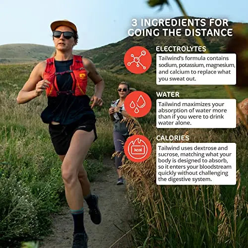 Tailwind Nutrition Endurance Fuel, Caffeine Drink Mix with Electrolytes Tailwind Au supplements