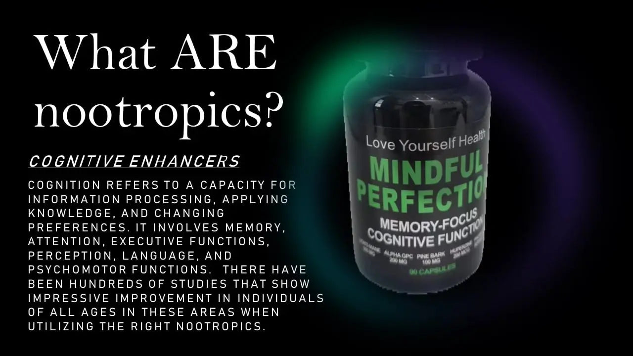 Love Yourself Health Mindful Perfection Premium Nootropic Brain Supplement, 90Count 45 Day Supply for Improved Cognitive Function, Focus, Memory & Energy Love Yourself Health Au supplements