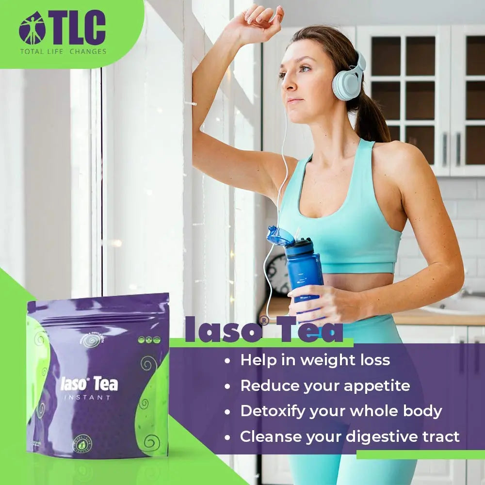 TLC Total Life Changes IASO Natural Detox Instant Herbal Tea - Expiration Date on the Top Total Life Changes Au supplements