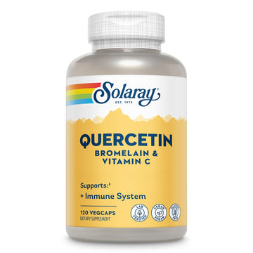 SOLARAY QBC Plex | Quercetin & Bromelain Plus Vitamin C | Year Round Immune Function & Respiratory Health Support | Non-GMO & Vegan | 120 VegCaps SOLARAY Au supplements