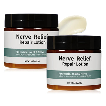 DESKPAL 2PCS Alcura Nerve Cream, Alcura Neuropathy Lotion with Arnica, Magnesium for Body, Joint, Knee, Lumbar, Neck, Hand and Feet DESKPAL Au supplements