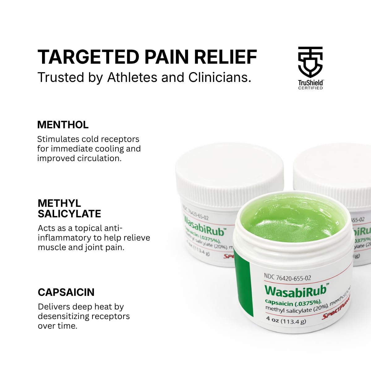 WasabiRub Sports Topical Pain Relief Gel - Joint & Muscle Care - Lightweight Fast-Absorbing Gel for Everyday Movement SportPharm Au supplements