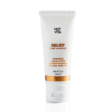 Hot Vita Relief Gel - Plant-Based Cooling Gel with Arnica, Turmeric & Eucalyptus - Soothing Formula for Muscle Fatigue, Tired Legs Hot Vita Au supplements