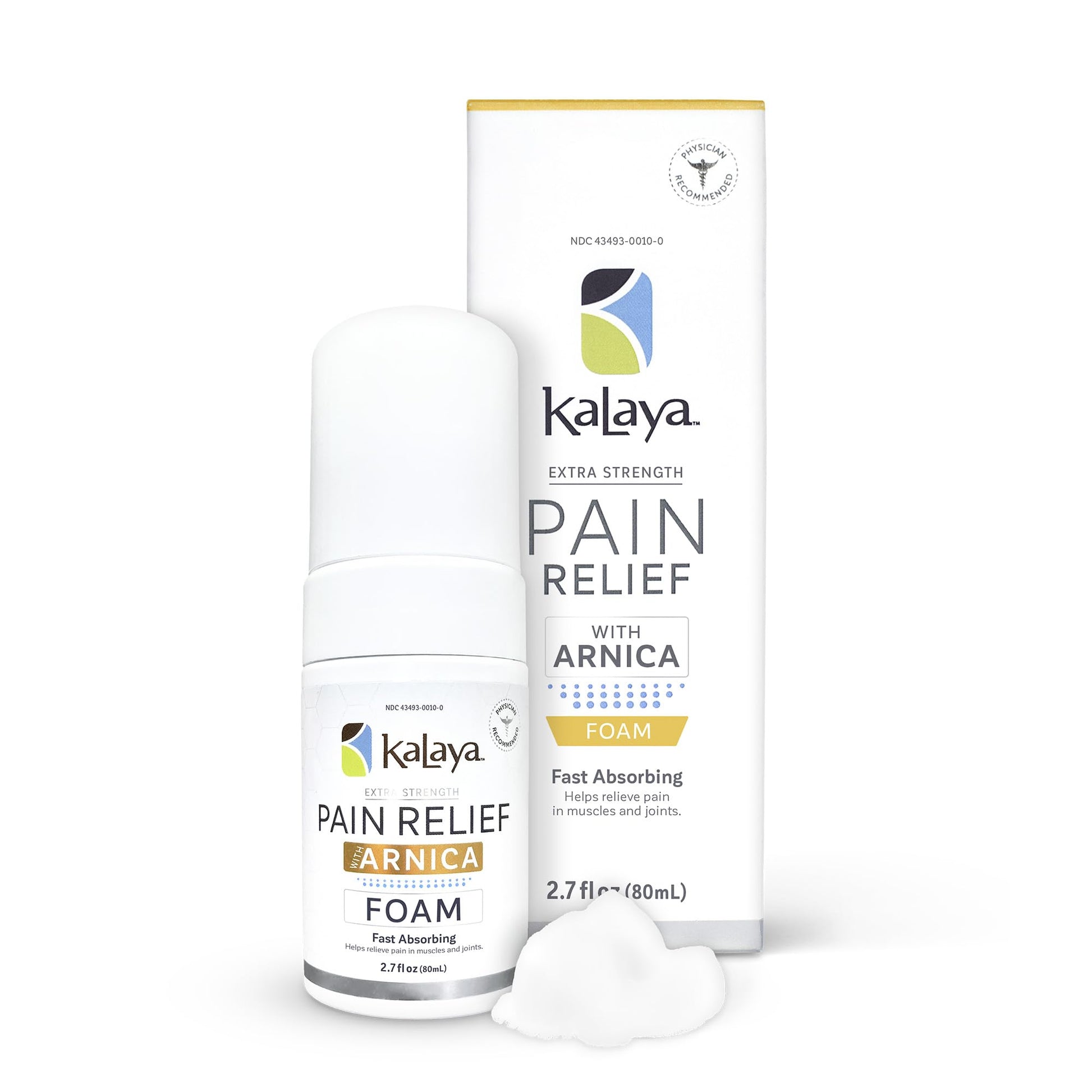 Kalaya Naturals Extra Strength Pain Relief Foam with Arnica - Supports Pain Relief in Muscle & Joints (2.7 Ounces) Kalaya Naturals Au supplements