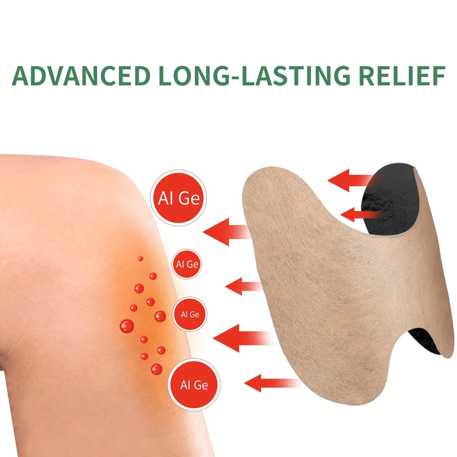 Knee Patch 72 Pcs, for The Relief of Muscle Pain in Joints, Neck and Shoulders, Long-Lasting Warm Knee Patches Maengve Au supplements