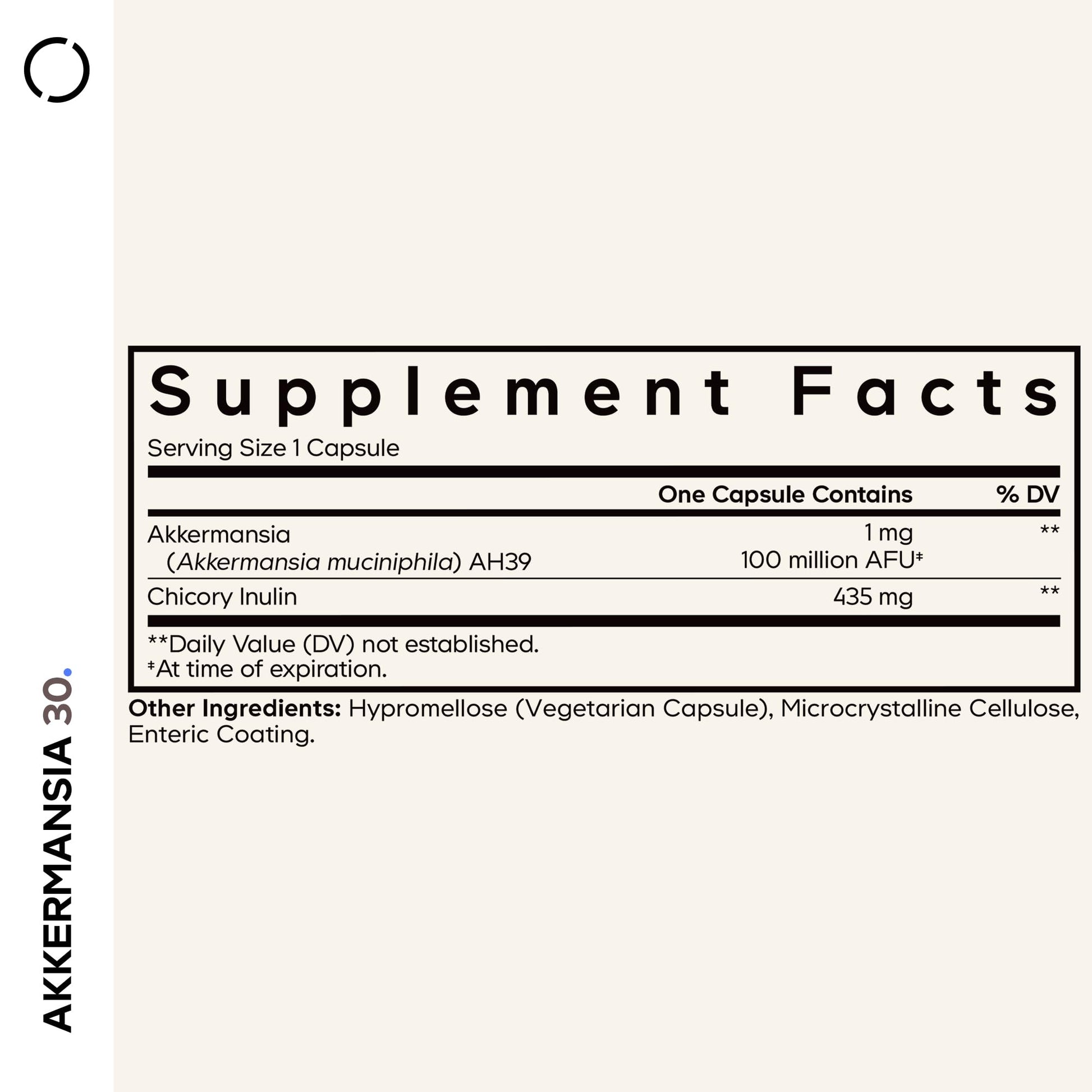 Codeage Akkermansia Synbiotic Supplement - 100 Million AFU Akkermansia Probiotic & Chicory Inulin Prebiotic - Chicory Root - 1 Capsule Per Serving - Non-GMO, Gluten-Free - 30 Capsules Codeage Au supplements