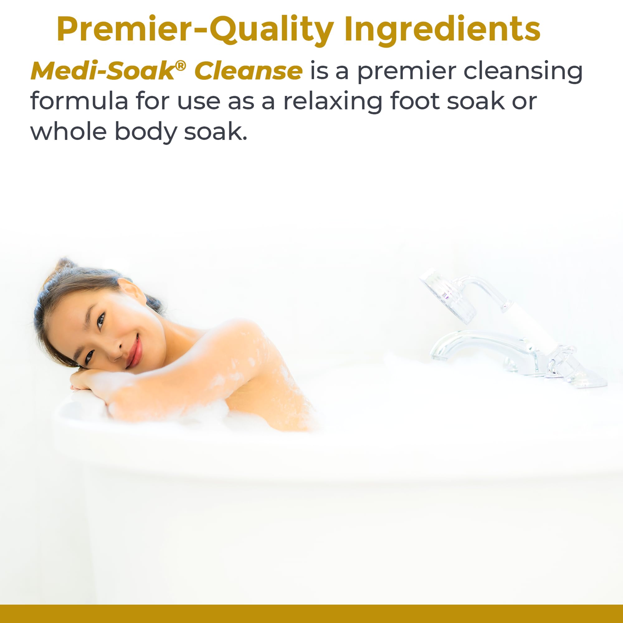 Premier Research Labs Medi-Soak - Bath Salts for Foot and Body Soak, Sea Salt Bath for Women and Men, Relaxing Mineral Bath Soak, Gentle Exfoliant, Organic, Vegan, No Added Fillers - 2 Lb Premier Research Labs Au supplements