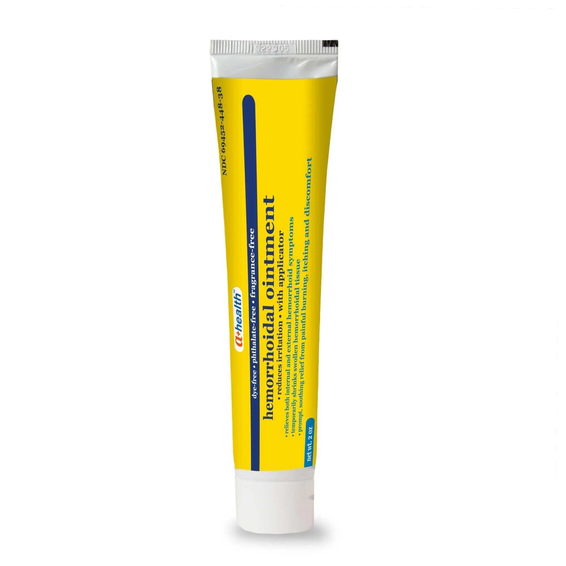 A+Health Hemorrhoid Treatment, Hemorrhoidal Ointment Relieves Symptoms of Burning, Itching, Discomfort, 2 Ounce Tube with Applicator, Reduces Irritation and Pain Relief A+Health Au supplements