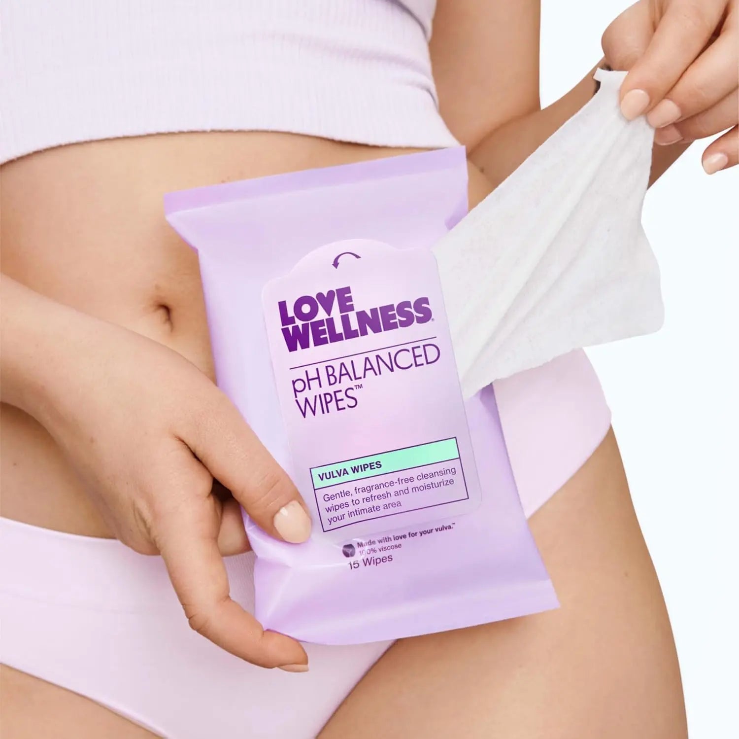 Love Wellness pH Balancing Wipes for Women | Fragrance-Free | Vulva Cleanser for Balanced pH, Intimate Health & Hygiene | Non-Irritating with Aloe Vera for Sensitive Skin | Travel Size | 3-Pack Love Wellness Au supplements