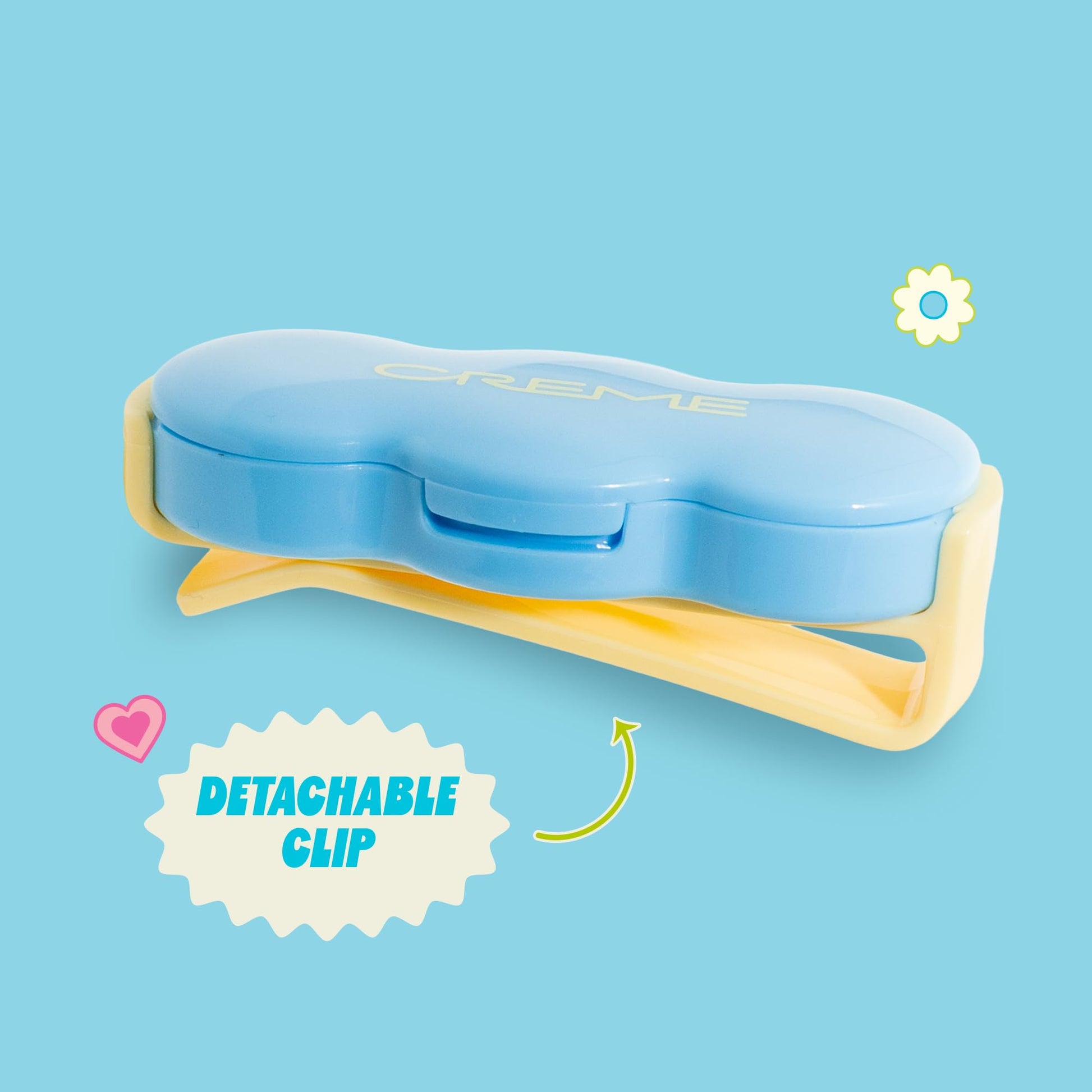 The Crème Shop Shimmer Pop Clip-On Lip Gloss | Korean Makeup, Cute Clip Accessory, Hydrating, Non-Sticky, Shea Butter, Hyaluronic Acid, Vitamine E- Gravity Glow The Crème Shop Au supplements