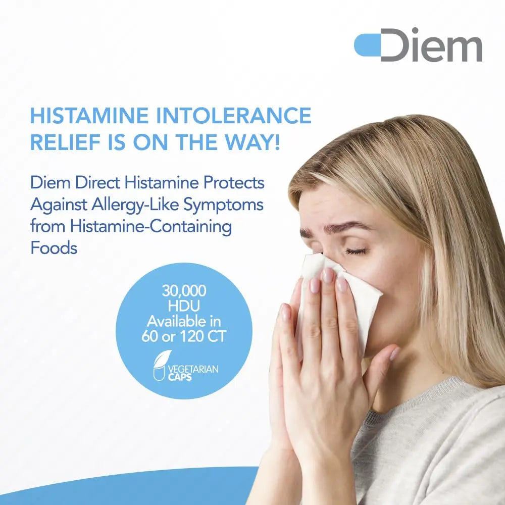 Omne Diem Histamine Digest DAO 30,000 HDU - 60 Caps - Histamine Neutralizing Omne Diem Au supplements