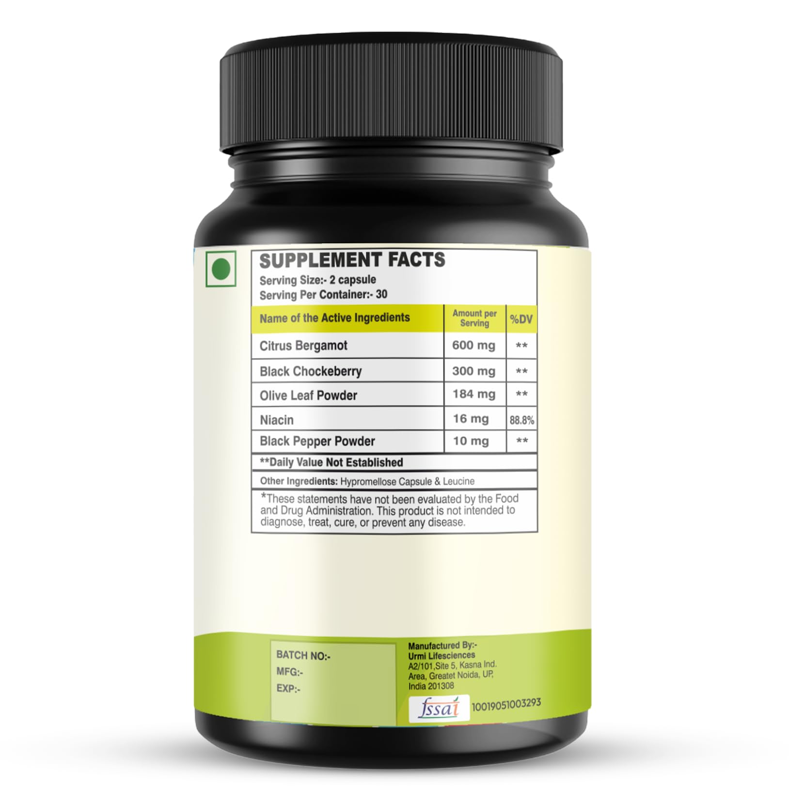 SETNUTRA Well From Within 5 in 1 Citrus Bergamot Supplement with Black Chokeberry Olive Leaf Niacin & Black Pepper | Heart Health Support Antioxidant Boost | Non GMO Gluten Free Capsules (60 Count) SETNUTRA Well From Within Au supplements