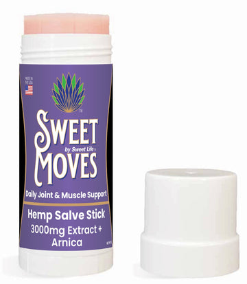 Sweet Life | Hemp Salve Stick | 3000mg | Organic Botanical Balm | Twist-Up Applicator | Small Business | Muscle & Joint Comfort Sweet Life Au supplements