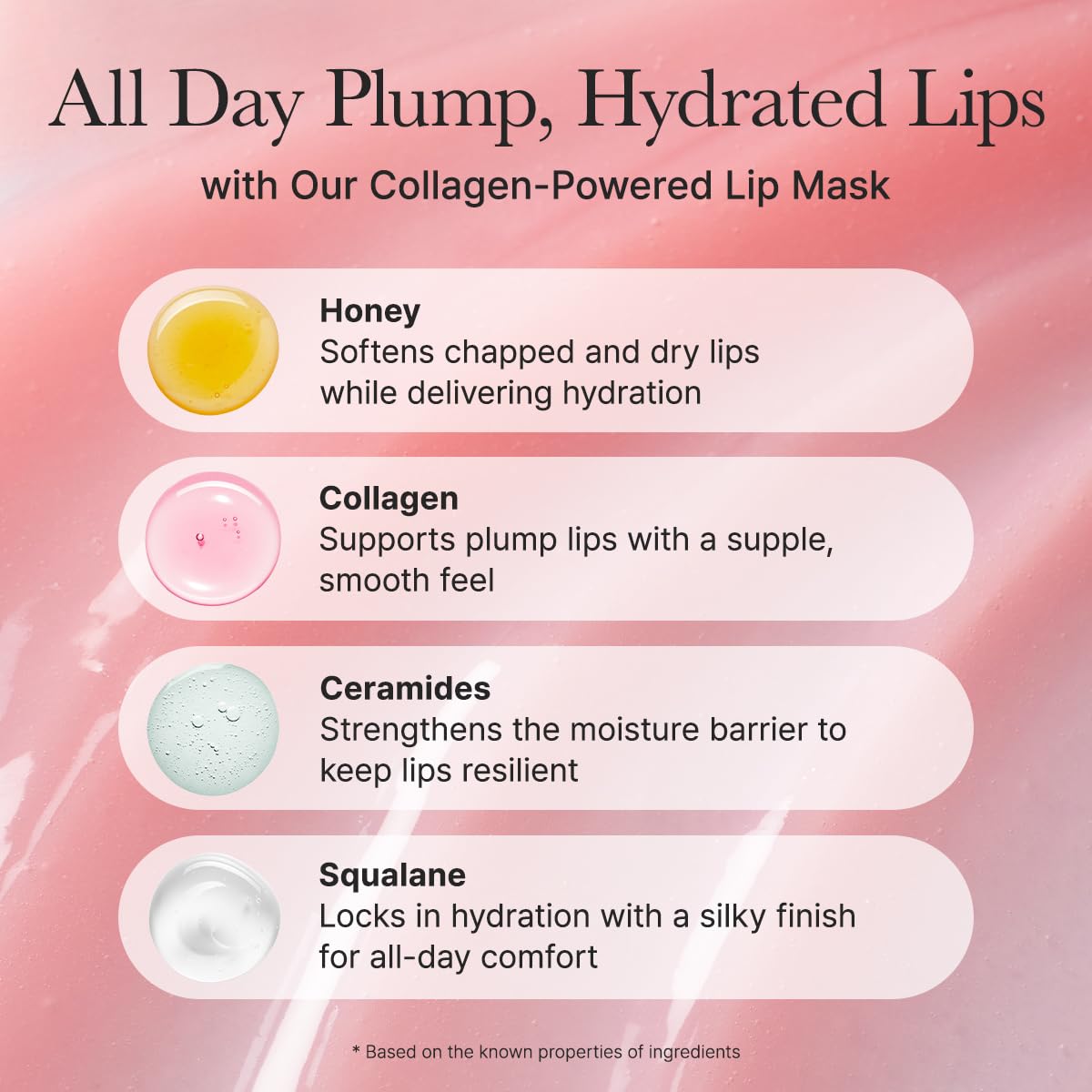 Arencia Honey Glazed Collagen Lip Mask, Overnight Lip Treatment with Collagen and Honey, 0.52 oz ARENCIA Au supplements