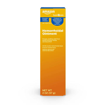 Amazon Basic Care Hemorrhoid Ointment, Fast-Acting Pain Relief, Relieves Burning, Itching, Swelling and Discomfort, 2 ounce (Pack of 1) Amazon Basic Care Au supplements
