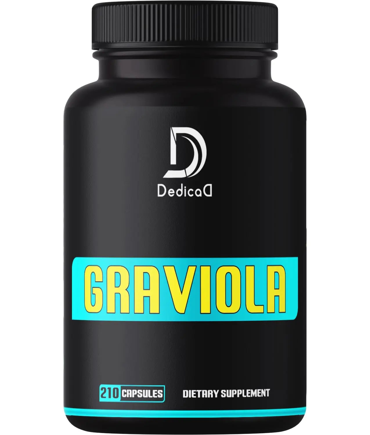 Soursop Graviola Leaves Capsules - Soursop Fruit Advanced - 210 Counts for 105 Servings DEDICAD Au supplements