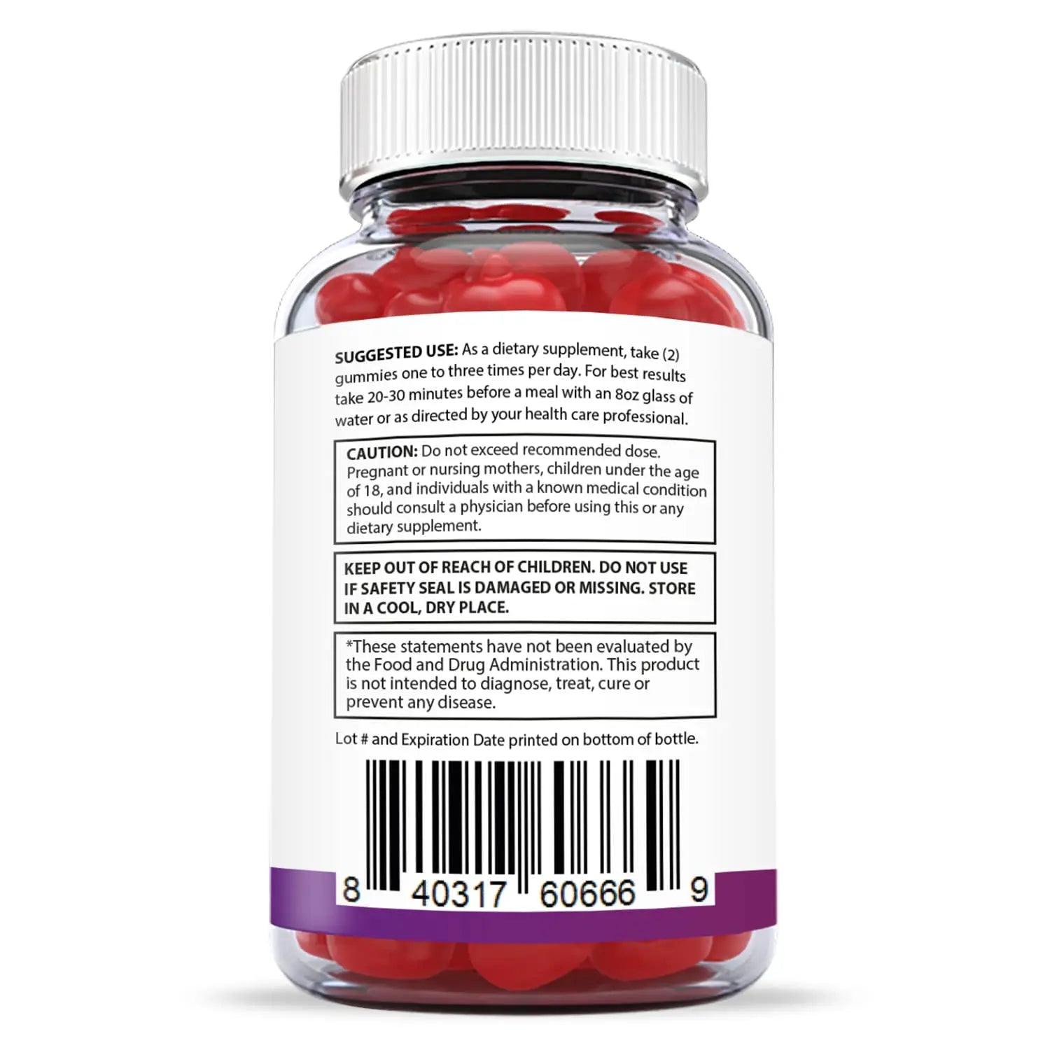 Justified Laboratories (5 Pack) Ketofitastic Keto Gummies 1000MG ACV with Pomegranate Justified Laboratories Au supplements