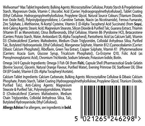 Vitabiotics Wellwoman Max, 84 Capsules Vitabiotics Au supplements