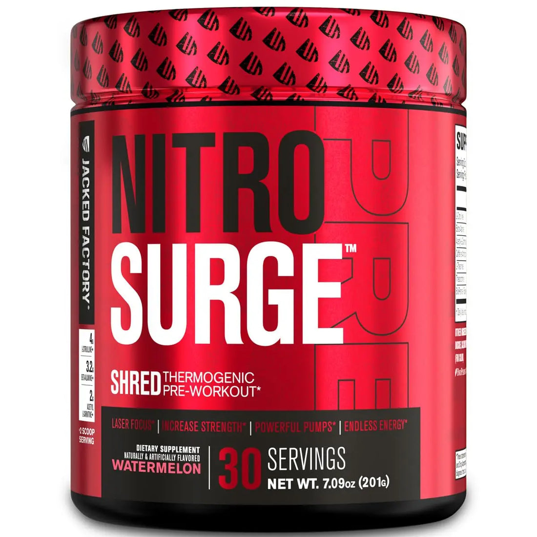 Jacked Factory NITROSURGE Shred Pre Workout Supplement - Energy Booster, Instant Jacked Factory Au supplements