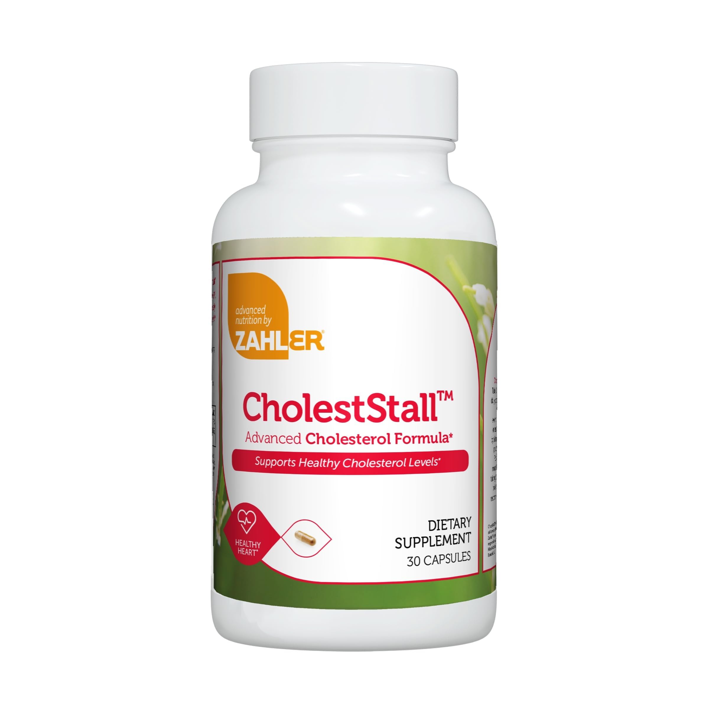 Zahler CholestStall, Cholesterol Support Supplement, Helps Maintain LDL, Certified Kosher, 30 Capsules Zahler Au supplements