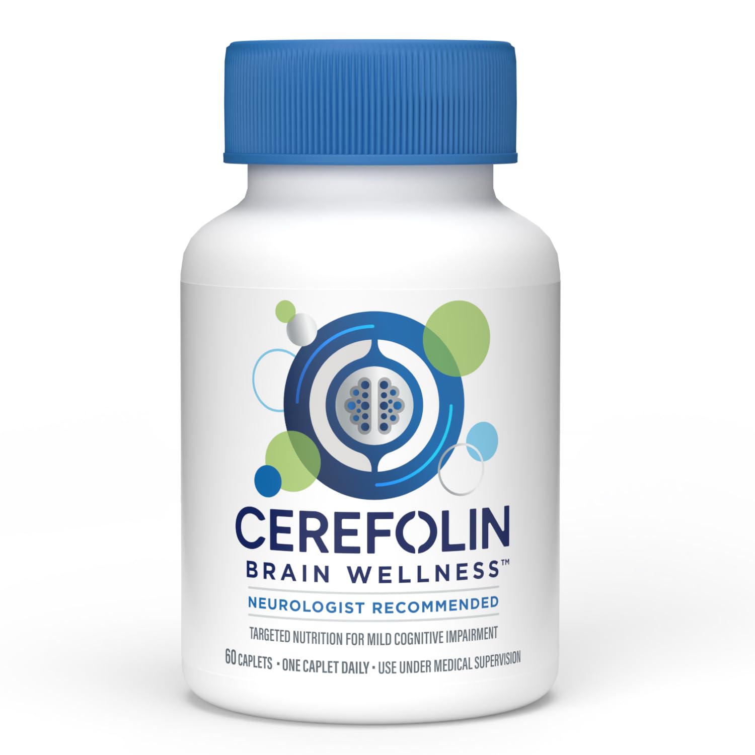 Cerefolin Brain Wellness, Targeted Nutrition for Cognitive Support, Improves Memory, Focus & Concentration, L-Methylfolate, NAC, B12, Neurologist Recommended (60 Count) Cerefolin Au supplements