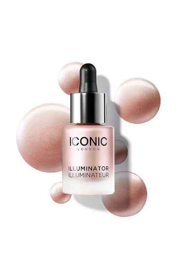 ICONIC LONDON Illuminator - Liquid Highlighting Drops for a Radiant Glow, Cruelty-Free, Vegan Makeup, Shine (Pink Pearl) 0.45 Fl oz ICONIC LONDON Au supplements