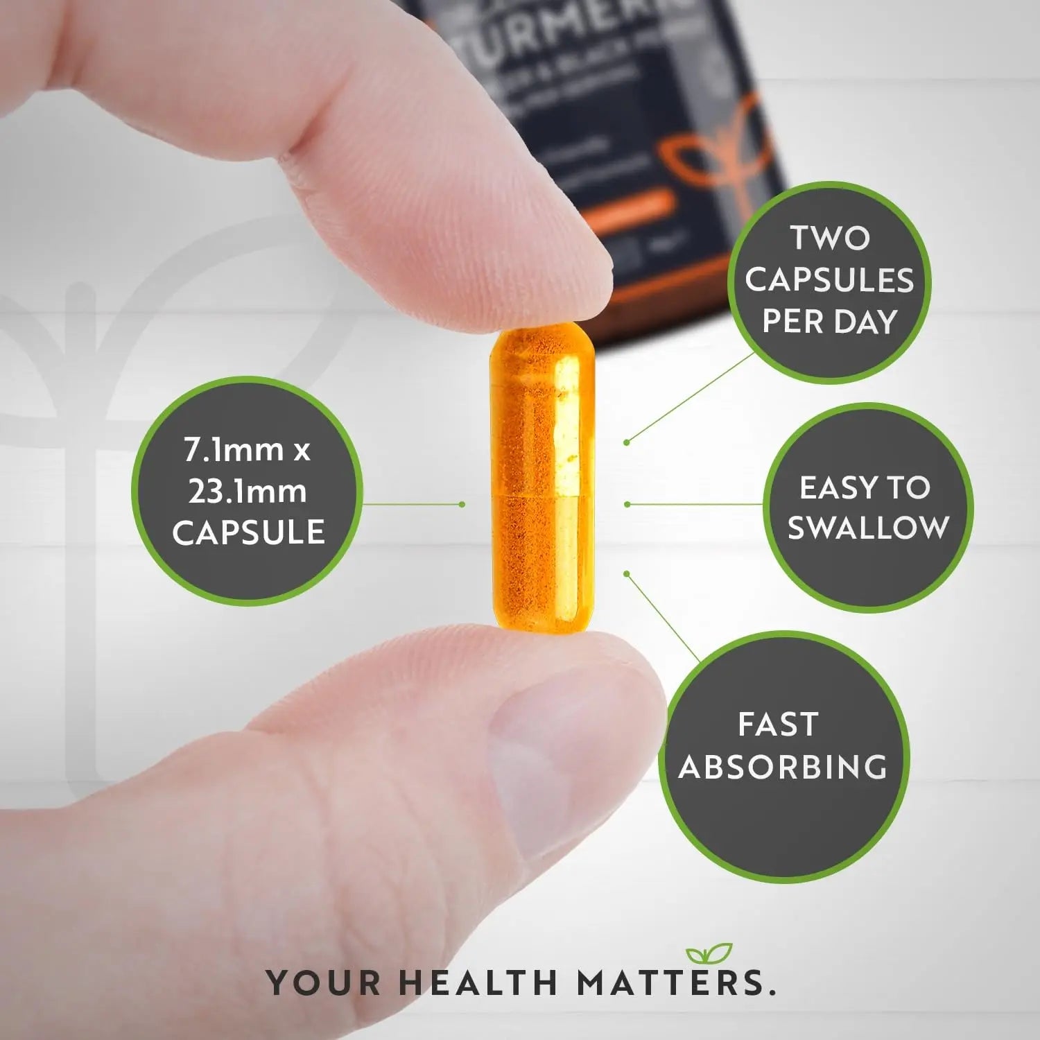 Organic Turmeric 1440mg (High Strength) with Black Pepper & Ginger - 180 Vegan Turmeric Nutravita Au supplements