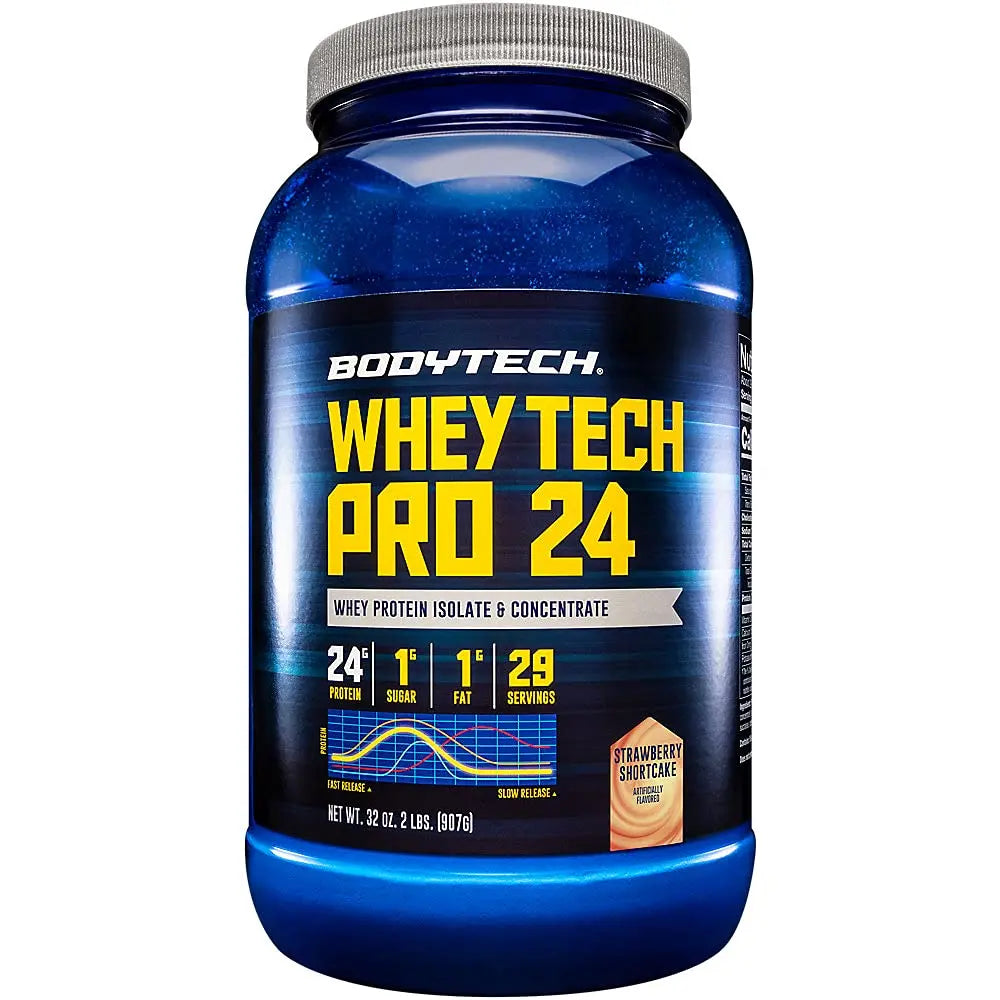 BODYTECH Whey Tech Pro 24 Protein Powder - Protein Enzyme Blend with BCAA's BODYTECH Au supplements