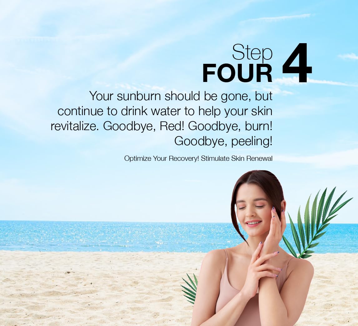 Sunburn Drink - Twin Pack - After Sun Skin Care - Supports Healthy Skin from The Inside Out -Promotes Hydration - Sun Damage Support - Mix with Water - Travel Size Sunburn Drink Au supplements