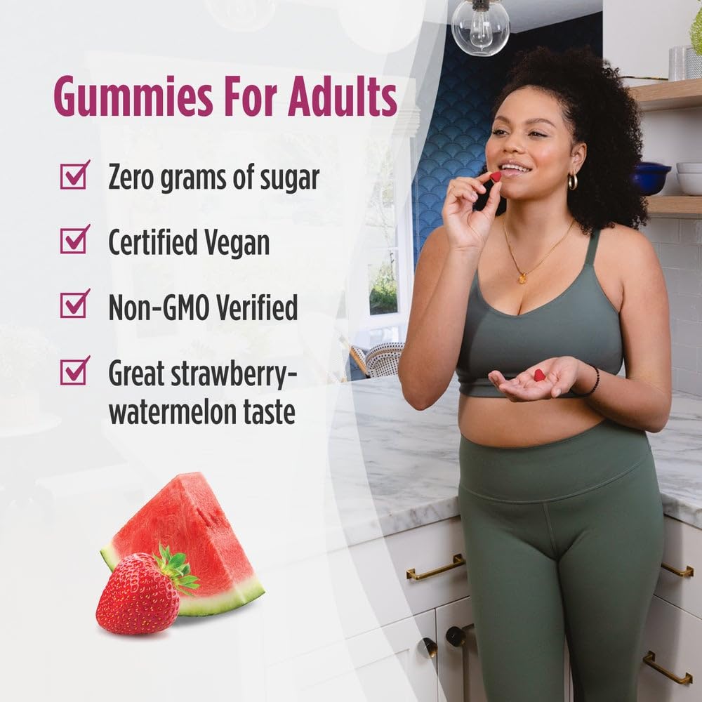 Nordic Naturals Vegan Probiotic Gummies Bundle - Zero Sugar Kids Probiotic Gummies - Strawberry Watermelon Flavor - 30 Gummies, Zero Sugar Probiotic Gummies - Strawberry Watermelon Flavor - 40 Gummies Nordic Naturals Au supplements