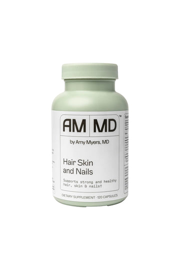 Amy Myers MD Hair Skin and Nails - Supports Strong Hair, Radiant Skin & Healthy Nails - L-Proline, Horsetail, Hyaluronic Acid - Gluten-Free - 120 Capsules (30 Servings) Amy Myers MD Au supplements