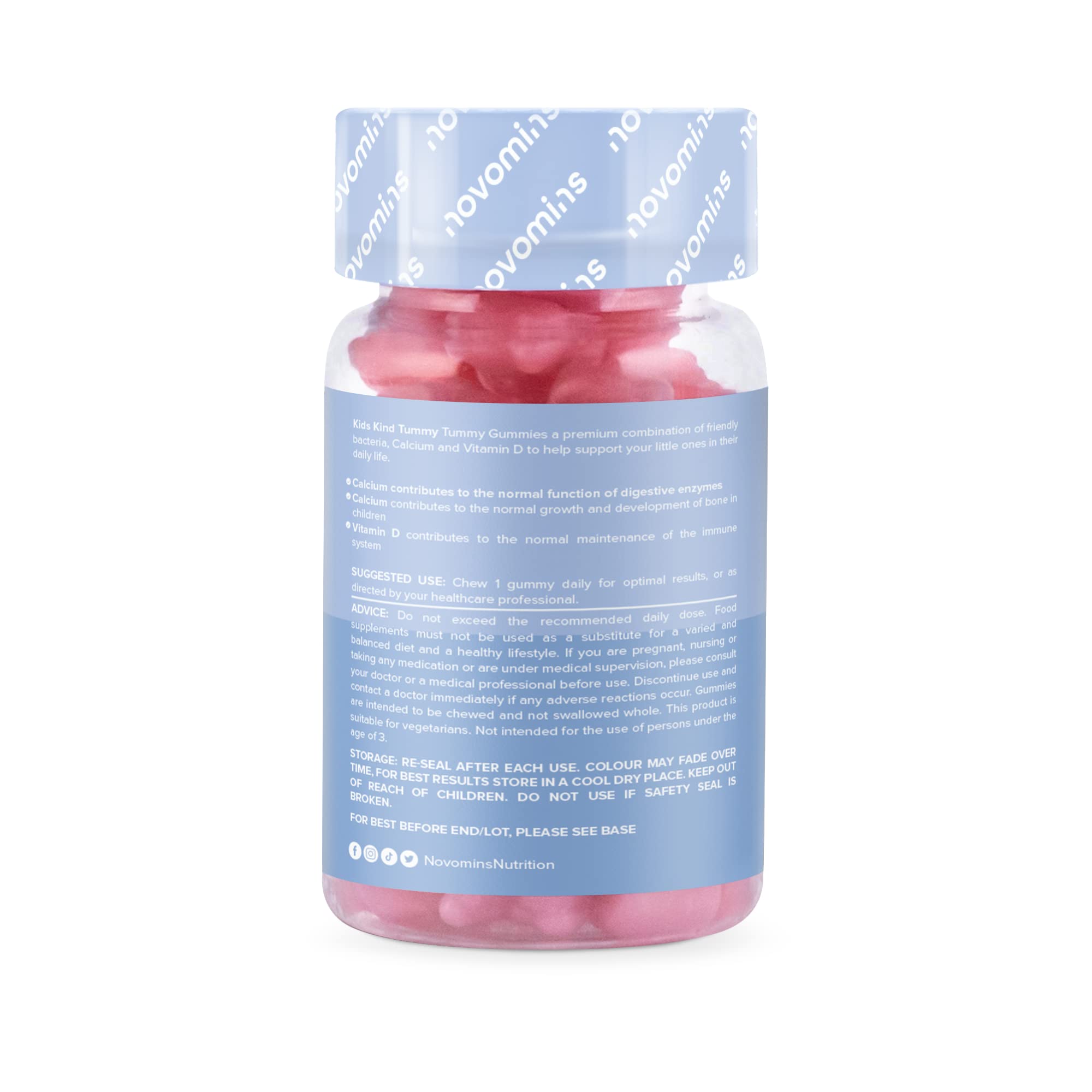 Kids Probiotic Gummies – Probiotics for Children – Kids Kind Tummy Gummies novomins Au supplements