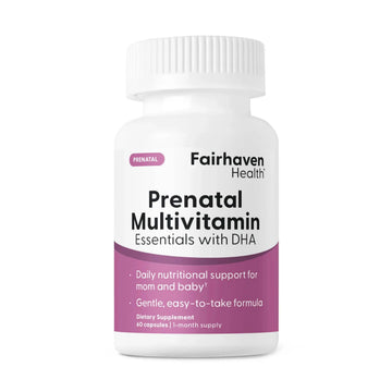 Fairhaven Health Prenatal Multivitamin Essentials with DHA | Prenatal Vitamins + DHA, Choline, Myo-Inositol | Fairhaven Health Au supplements
