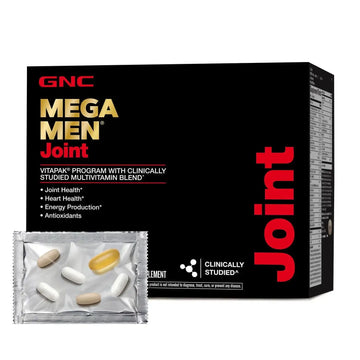 GNC Mega Men Joint Vitapak Program, Convenient Complete Nutrition, 3 Products in 1 Packet, Move Better, Comfort & Function GNC Au supplements