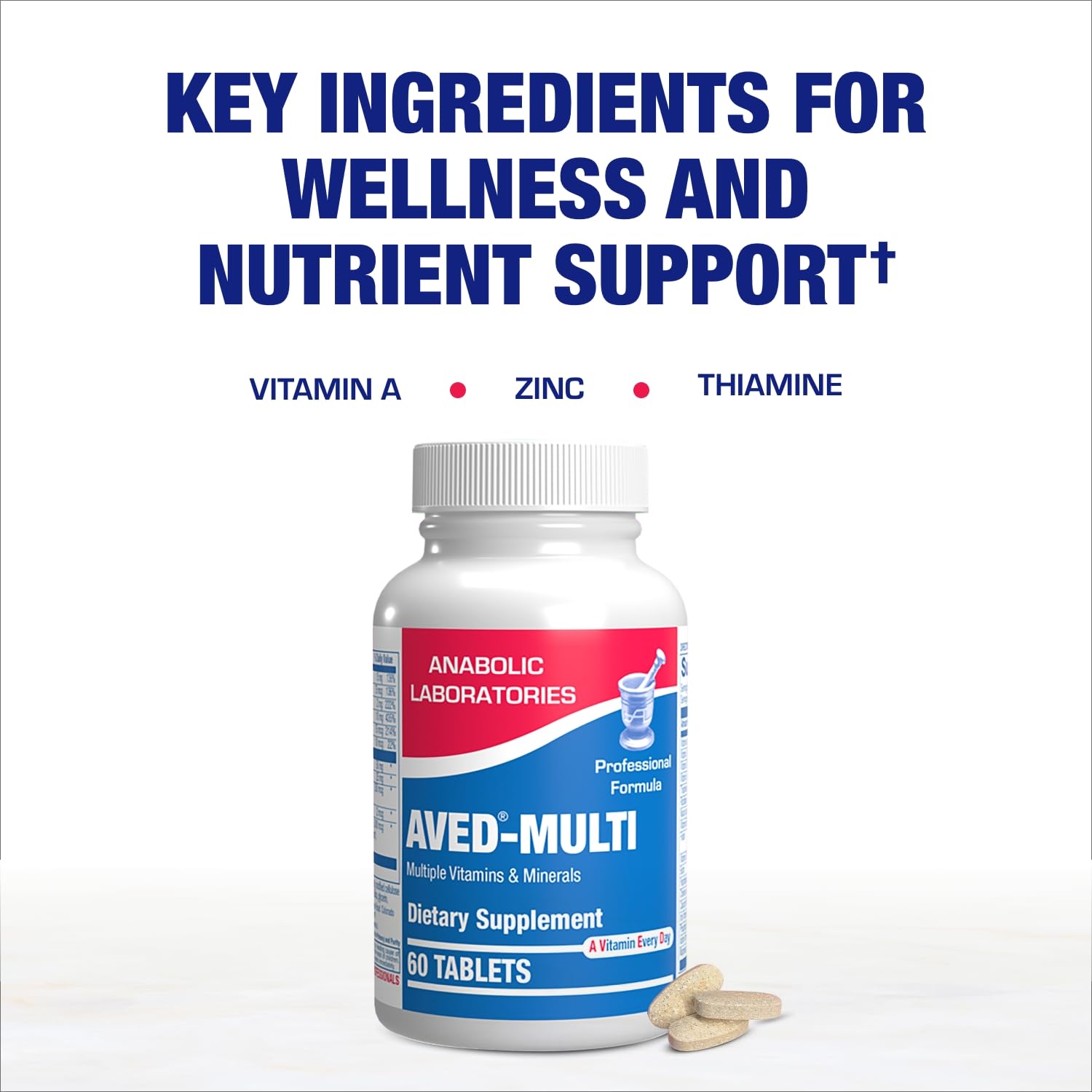 30-In-1 Adult Multivitamin with Iron - Antioxidant Rich Over 50 Multivitamin for Women and Men with Vitamins A C D E B Complex Zinc Magnesium Myo Inositol Citrus Bioflavonoids & More - 1 Month Supply Anabolic Laboratories Au supplements