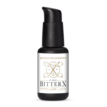Quicksilver Scientific Dr. Shade's BitterX - Highly Concentrated Bitters for Digestion - Fast Acting Digestive Support & Liver Supplement with Dandelion Root, Gentian Root, Solidago & Myrrh (50ml) Quicksilver Scientific Au supplements