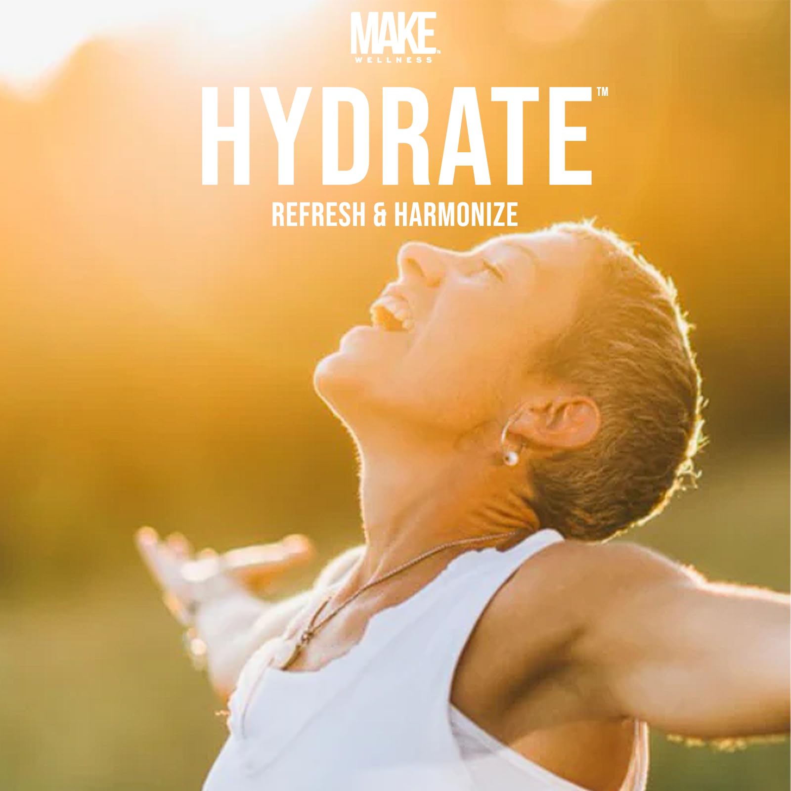 Make Wellness HYDRATED | 30 Servings | Grapefruit Flavor | Supports Hydration & Electrolyte Balance | Bioactive Peptide Blend for Daily Overall Wellness Make Wellness Au supplements