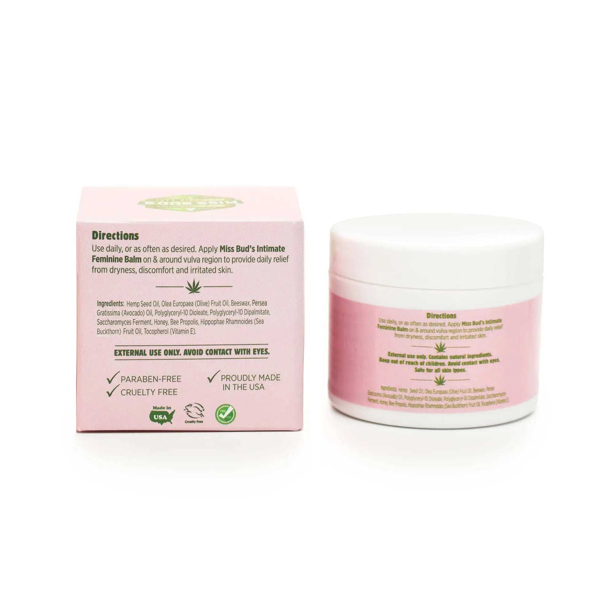 Miss Bud’s Hemp Intimate Feminine Vulva Balm Relieves Itching, Burning, and Redness Eliminates NATURE'S ORIGINAL MADE WITH CANATREX UNCLE BUD'S · TOPICAL PAIN RELIEVER · A TRUSTED FAMILY FORMULA Au supplements