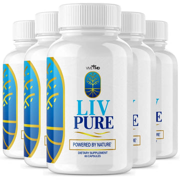 Liv Pure Capsules - Official Formula - Liv Pure Liver Detox Cleanse & Repair - Liver Supplem VIVE MD Au supplements