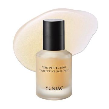 YUNJAC Base Prep Korean Primer (1.35 fl oz) – Silicone-Free Grip Makeup Base, Serum Texture for Radiant Skin, Long-Lasting Glow with Rice Ferment, Ceramide, Niacinamide, Squalane YUNJAC Au supplements