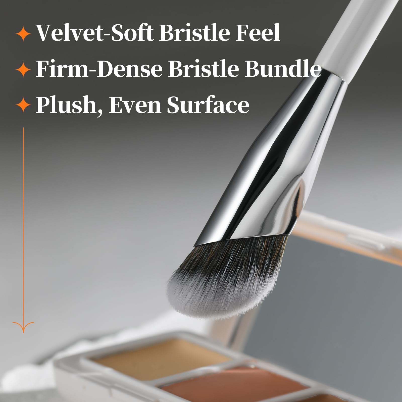 Albeaut Concealer Brush, Angled Under Eye Makeup Small Foundation Precision Face Blending Brush (193 concealer brush) ALBEAUT Au supplements